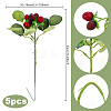 5Pcs Plastic Simulation Fruit DJEW-PH0001-88-2