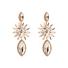 Sparkling Geometric Earrings with Alloy and Colorful Rhinestones for Women's Party Look ST1940134-1