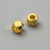Brass Cube Beads KK-WH0062-82-2