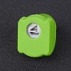 Random Single Color or Random Mixed Color Mini Plastic Craft Paper Punch Sets for Scrapbooking & Paper Crafts AJEW-L051-15-2