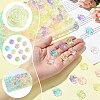 180Pcs 6 Colors Transparent Acrylic Beads OACR-FS0001-91-2