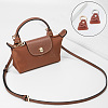 WADORN 2 Pairs 2 Colors Leather Undamaged Bag Triangle Buckle Connector FIND-WR0010-77B-6