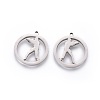 Non-Tarnish 201 Stainless Steel Pendants X-STAS-F231-071P-2