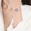 10Pcs 2 Colors 304 Stainless Steel Paperclip Chain Satellite Chain Bracelet Making BJEW-SP0001-31-7