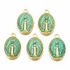 Brass Enamel Pendants KK-S345-179-T-1