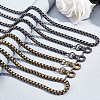 CHGCRAFT 2Pcs 2 Colors Iron Box Chains Bag Strap FIND-CA0002-30A-4