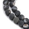 Natural Druzy Agate Beads Strands G-NH0024-A01-10mm-3