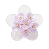 Frosted Acrylic Bead Caps Pendants PALLOY-MZ01310-01-1