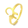 201 Stainless Steel Adjustable Ring for Women RJEW-D082-01B-1