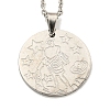 Non-Tarnish Constellation Pendant Necklaces LS-NJEW-S422-04P-11-1