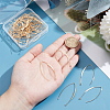 50Pcs Brass Earring Hooks KK-UN0002-80-2