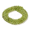 Natural Peridot Beads Strands G-Z150-A01-4mm-3