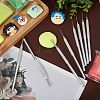 8Pcs Stainless Steel Clay Pottery Sculpture Feather Wire Texture Tool DIY-UN0003-25-2