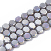 Electroplate Glass Beads Strands EGLA-Q125-002-A01-1