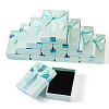 Rectangle Paper Jewelry Gift Boxes with Bowknot LS-CON-TAC0010-89A-1