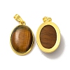 Natural Tiger Eye Pendants G-H286-07G-12-2