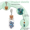 20Pcs Large Hole Alloy Glass Bottles European Dangle Charms FIND-PH0020-42-4