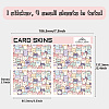 PVC Plastic Waterproof Card Stickers DIY-WH0432-004-2