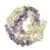 Natural New Jade & Amethyst Beads Strands G-L610-A21-01-3