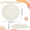 Imitation Linen Cloth Hat Fascinator Base AJEW-WH0314-493-2