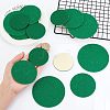 CHGCRAFT 18Pcs 3 Style Air Hockey Mallet Felt Pads Replacement AJEW-CA0002-52-3