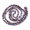 Electroplate Glass Beads Strands EGLA-S194-02A-A06-2
