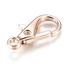 Alloy Lobster Claw Clasps PALLOY-WH0070-21KCG-2