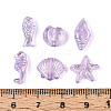 Ocean Theme Transparent Acrylic Beads TACR-T028-69B-4