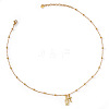 Religion Stainless Steel Virgin and Cross Pendant Necklaces for Women QR8888-3-1