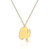 Cute Cartoon Animal Stainless Steel Pendant Necklaces QV5065-3-1