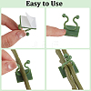 120Pcs 2 Styles Self-Adhesive Plastic Wall Fixture Clips AJEW-CP0009-90-6