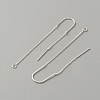 Alloy Stud Earring Findings FIND-WH0110-381S-2