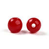 Opaque Solid Color Glass Beads GLAA-N007-4mm-A08-2