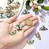 20Pcs 5 Styles Insect Series Alloy Enamel Pendants ENAM-CJ0005-40-5