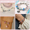 24Pcs 3 Colors Brass European Style Bracelet Making MAK-PA0001-01-6