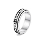 201 Stainless Steel Rotating Fidget Band Ring LS-MATO-PW0001-059D-06-1