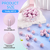 50Pcs Food Grade Eco-Friendly Silicone Beads SIL-TA0002-89F-4