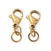 304 Stainless Steel Lobster Claw Clasps STAS-K313-01B-G-1