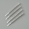 Metal Rhinestone Hair Bobby Pins FIND-WH0152-33S-1