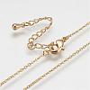 Brass Micro Pave Cubic Zirconia Pendant Necklaces NJEW-J051-19G-4