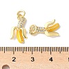 Brass Micro Pave Cubic Zirconia Pendants KK-A252-26B-G-3
