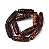 Tibetan Style Natural Agate dZi Beads Strands G-Q606-42G-02-3