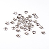 Tibetan Style Alloy Bead Caps TIBEB-P002-08AS-NR-1