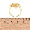 Religion Brass Micro Pave Cubic Zirconia Cuff Open Rings LS-RJEW-F204-06G-3