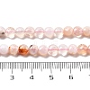 Natural Cherry Blossom Agate Beads Strands G-C179-A27-01-5