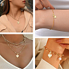 20Pcs 2 Styles Rack Plating Brass Pendants KK-BBC0024-86-7