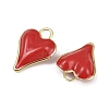 Brass Enamel Pendants KK-I358-002G-A-3
