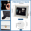 ABS Plastic Earring Display Stands EDIS-WH0031-02A-3