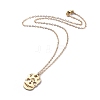 Brass Pendant Necklaces Sets NJEW-JN02679-2