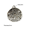 Tibetan Style Alloy Pendants TIBEP-23472-AS-RS-2